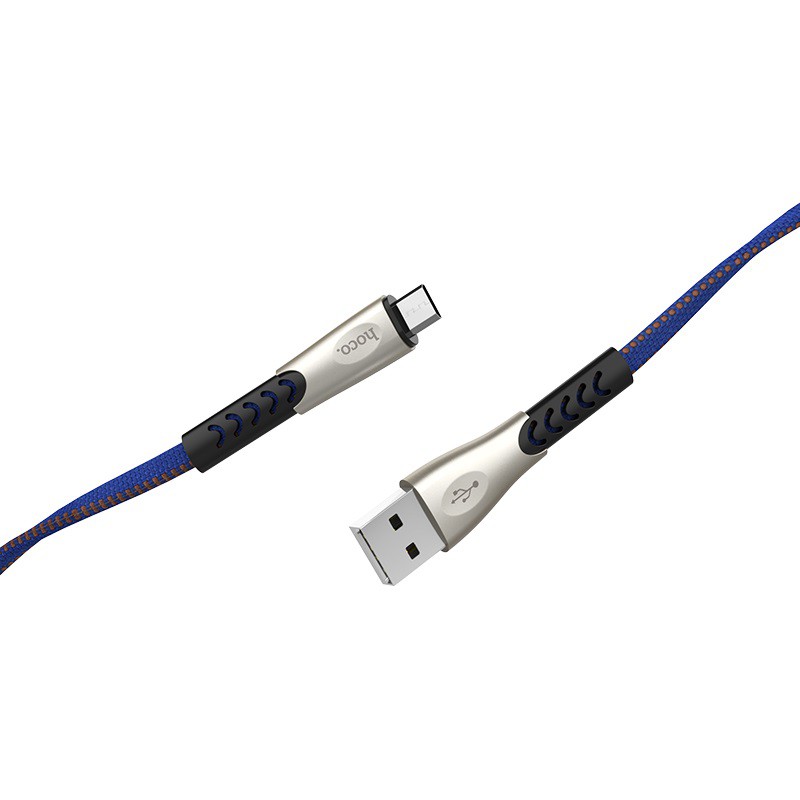 Cáp sạc micro usb Hoco U48 dây dù sạc nhanh