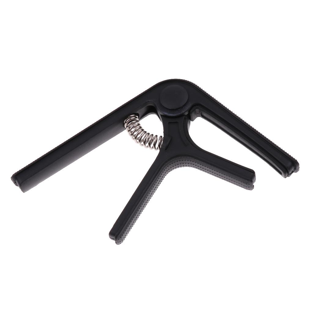Acoustic Folk Guitar Capo Tuner Trigger Quick Change Clamp Key Clip