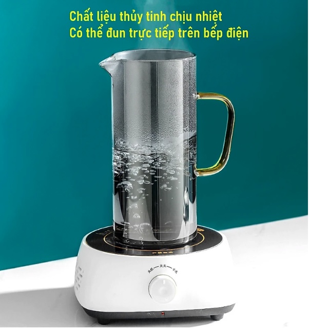Bộ bình nước 6 ly thủy tinh phong cách Bắc Âu WaterGear Suit