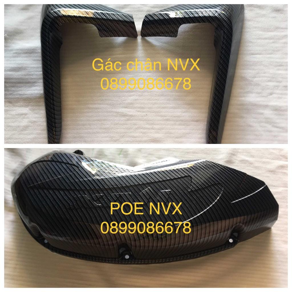 Phụ Kiện Ốp Carbon Dành Cho Xe NVX V1 125, 155 đời 2017, 2018, 2019, 2020