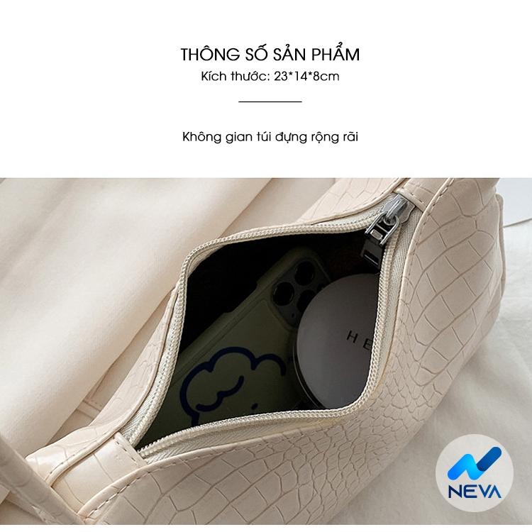 (NEW) Túi Kẹp Nách Nữ Dập Vân Hottrend NEVA876