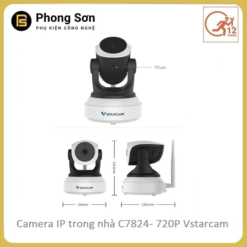 Camera wifi ip C7824 Vstarcam HD720 - Hàng Chính Hãng