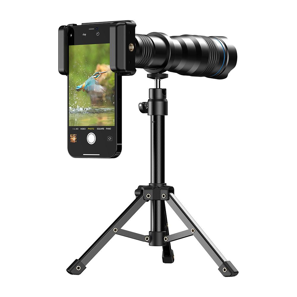 Portable Universal Clip-on Type External Telephoto Lens 36X Optical Magnification Mobilephone Lens Multifunctional Auxiliary Tool for Daily Photography