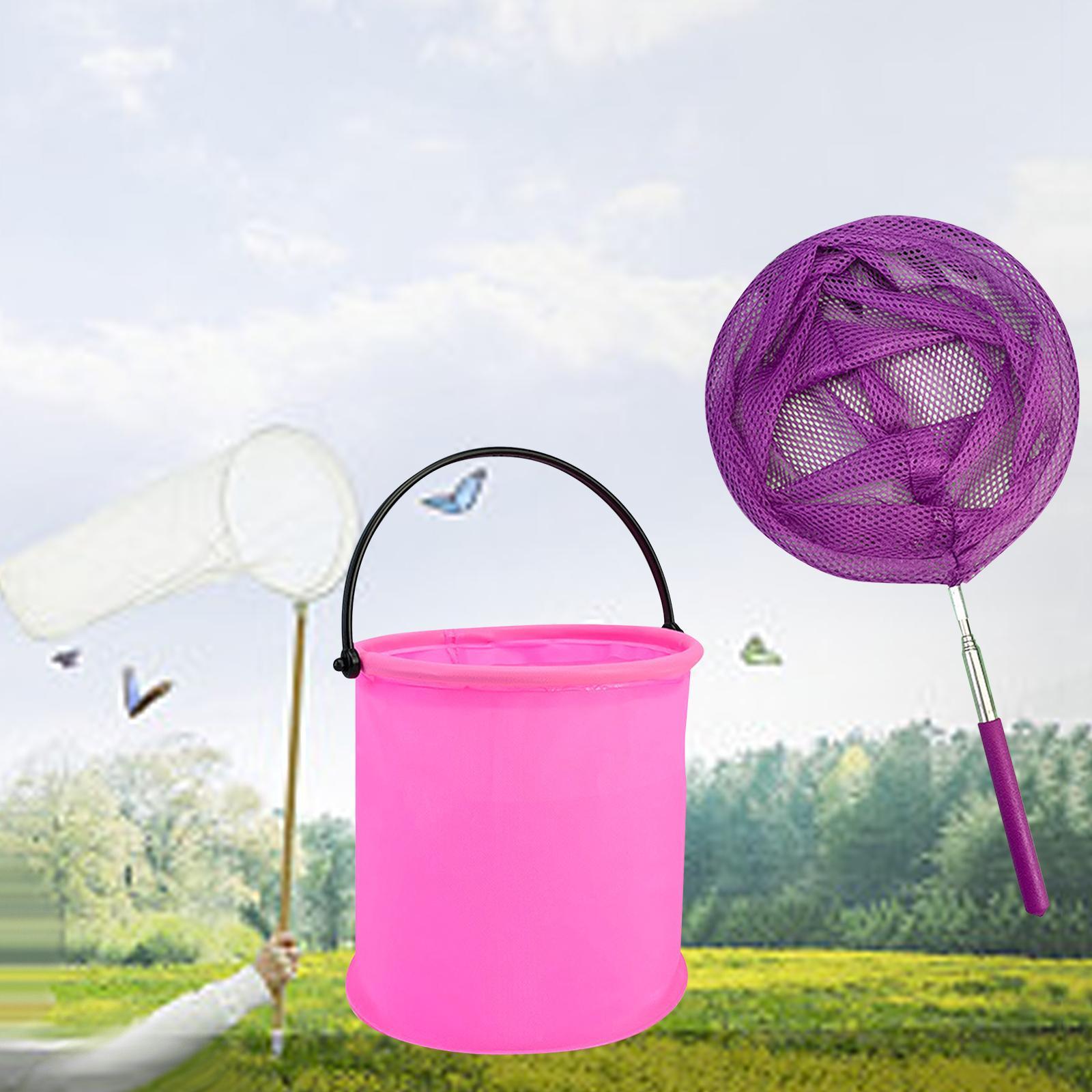 Children's Camping Tool Folding Bucket Travel for Fish Butterfly