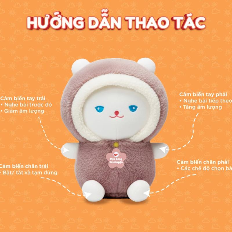 Mèo Bông Kể Chuyện - Món Quà Trí Tuệ Cho Bé