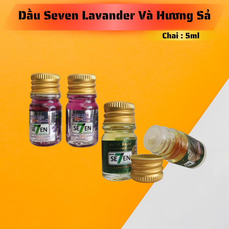 Dầu Seven 5ml Thái Lan , Hương Lavender Và Hương Sả