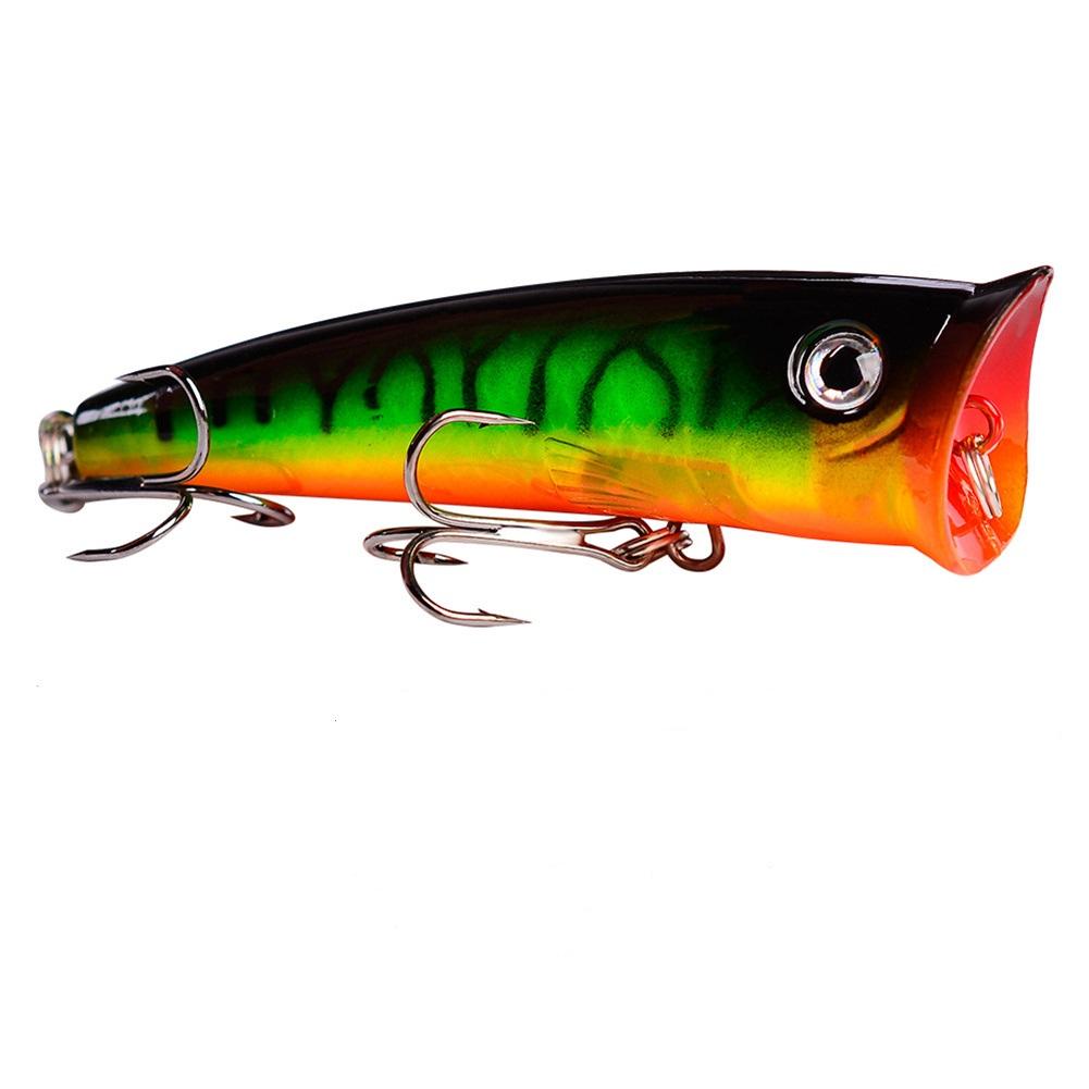 7.5cm 10.5g Popper Fishing Lure Hard Artificial Bait Topwater Carp Fishing Lures Wobbler Crankbait