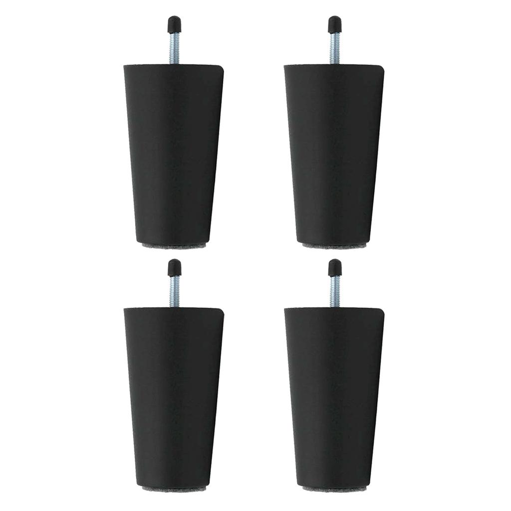 4X Giường Nâng Bàn Nâng Đồ Gỗ Đế Vuông Ốp Rồng Tầng Bảo Vệ 125mm