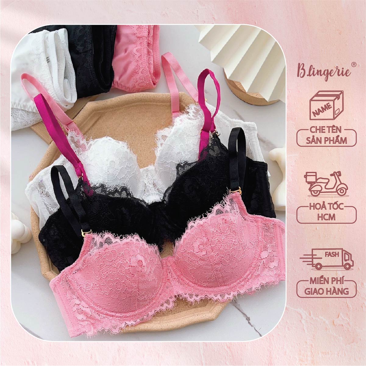 Bộ Đồ Lót Thoải Mái - B.Lingerie