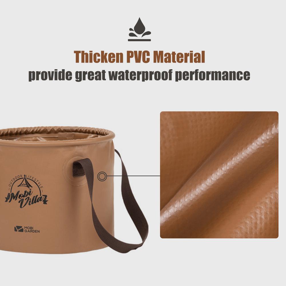 Thùng Nước Có Thể Gập Lại Pvc Chống Rò Rỉ Để Câu Cá & Cắm Trại