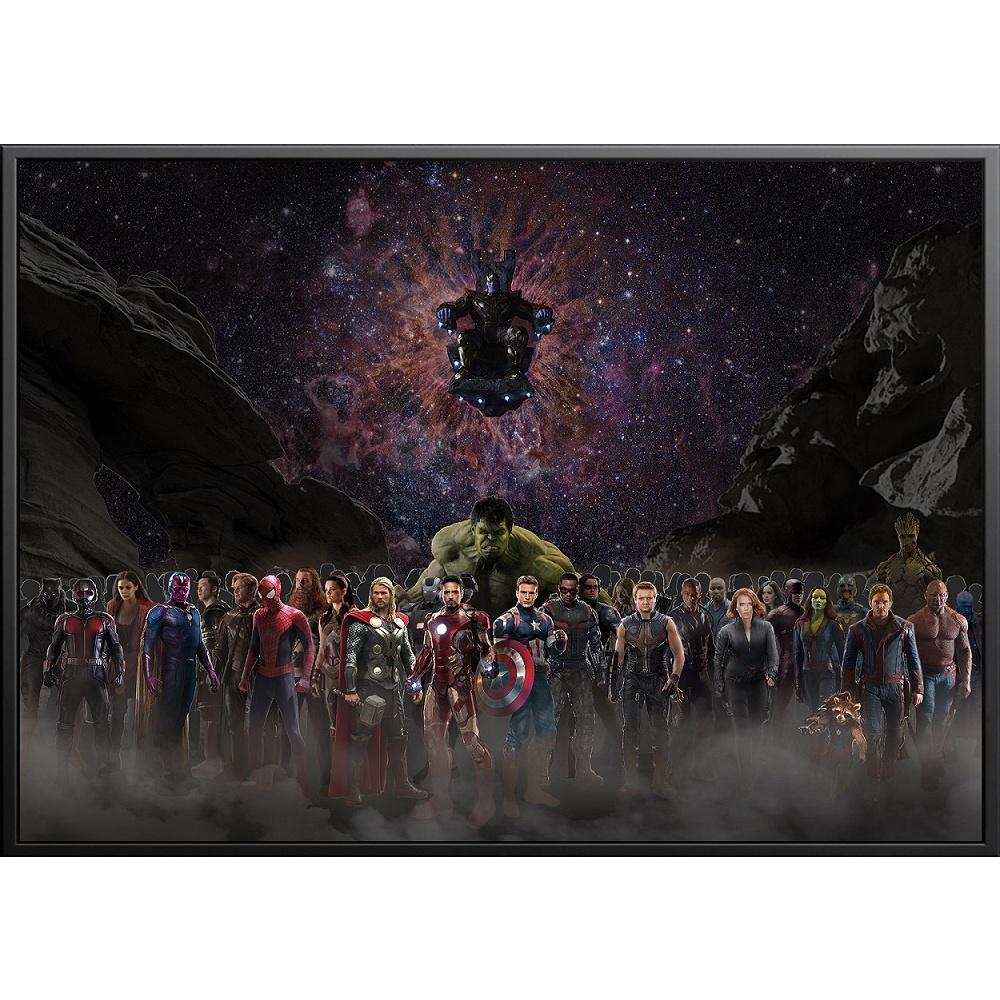 Tranh canvas treo tường MARVEL + khung composite và đinh treo – decor phòng đẹp và ấn tượng (BST02)