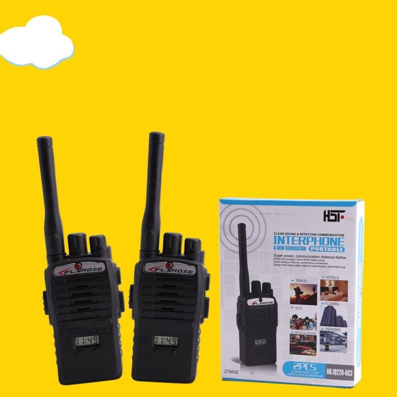 Một Cặp Radio Đồ Chơi mini Màu Đen Hai Chiều Cho Bé