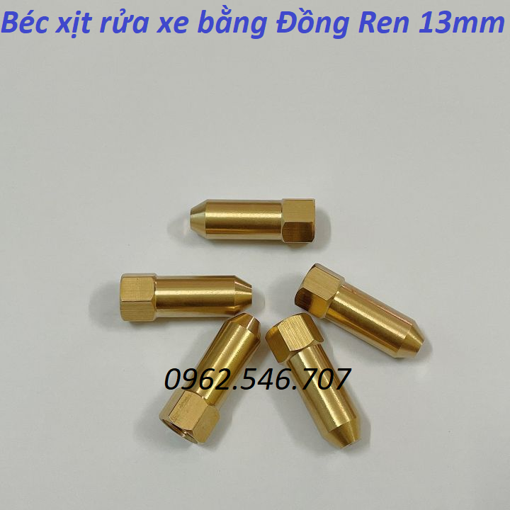 Béc rửa xe bằng đồng áp lực cao ren trong 13mm