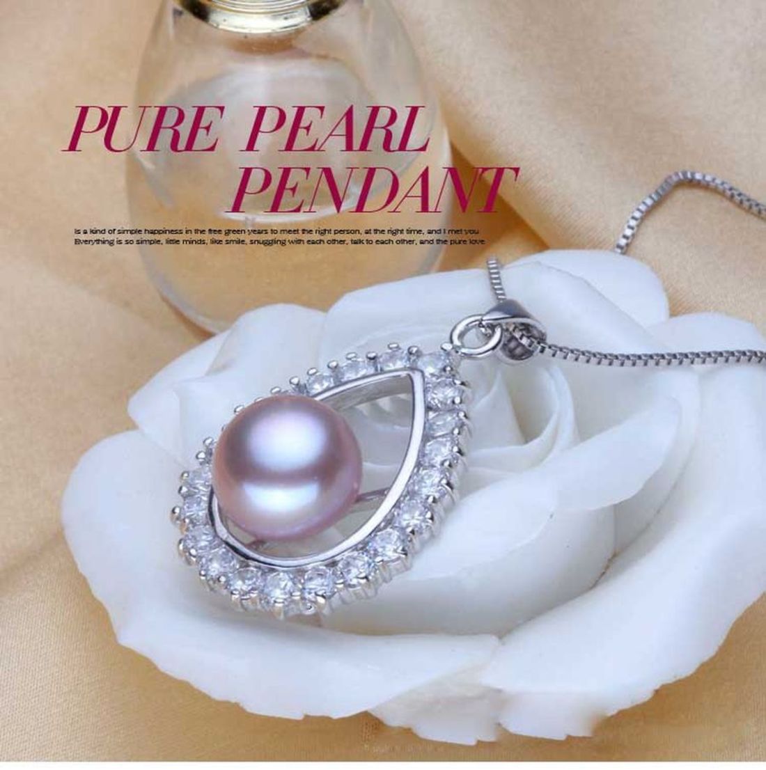 Mặt Dây Chuyền Ngọc Trai Nước Ngọt Thiên Nhiên Cao Cấp - Mắt Ngọc - Trang Sức Cô Tấm - PEARL EYES (9-10ly) - CTJ2810