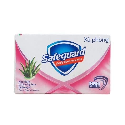 Combo 3 xà phòng Safeguard Hồng hoa &amp; Lô Hội (Hoa Hồng) (115gx3)X24(5.24)