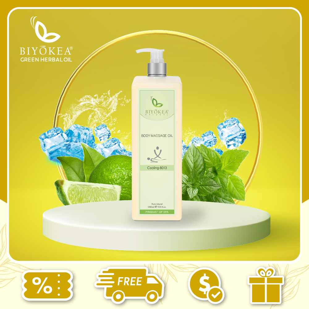 Dầu Massage Body Biyokea Luxury Cooling Oil (làm mát) - 1000ml