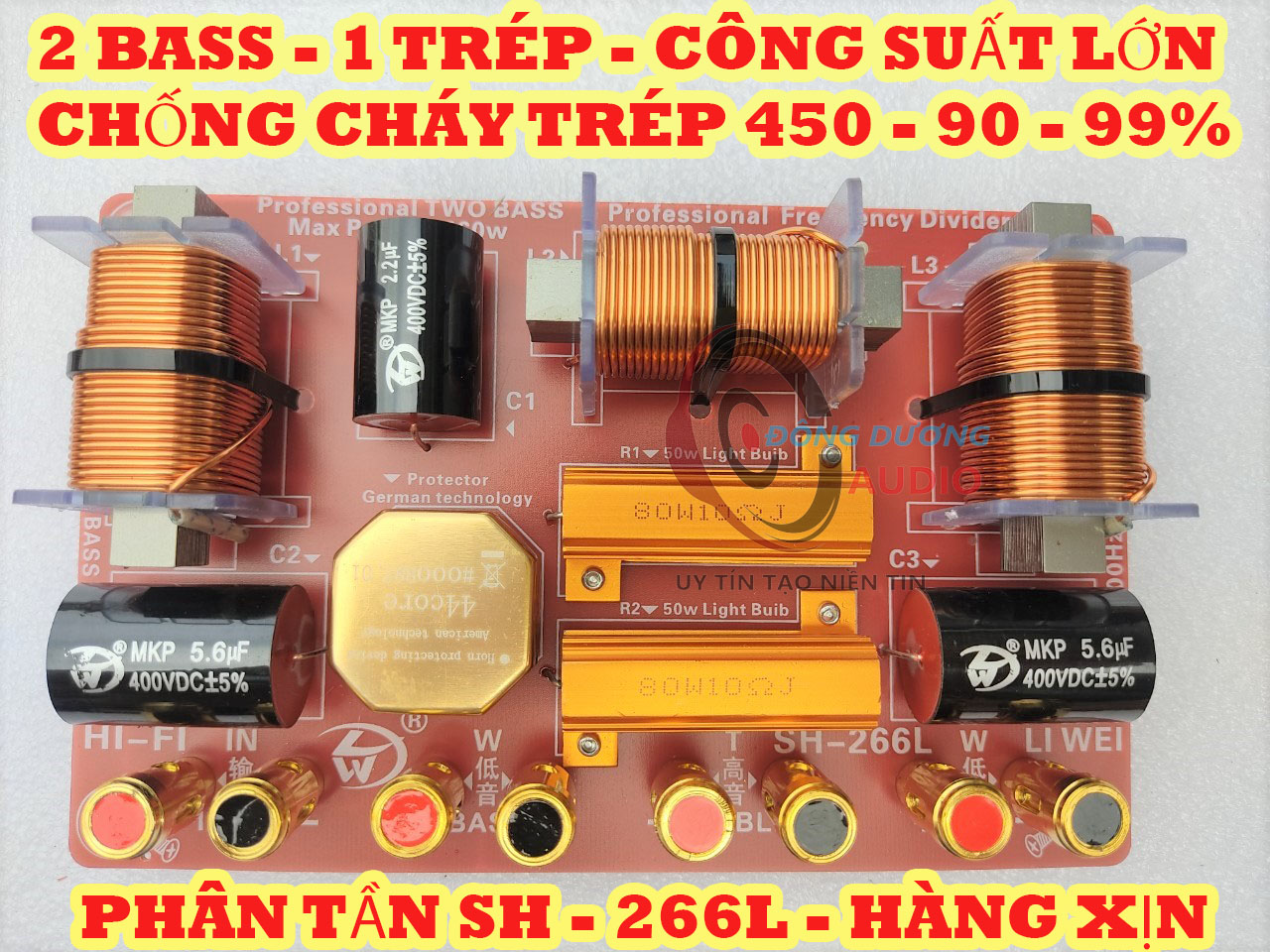 MẠCH PHÂN TẦN CÓ CHỐNG CHÁY TRÉP 450 - SH266L  HÀNG NHẬP KHẨU - PHÂN TẦN FULL ĐÔI