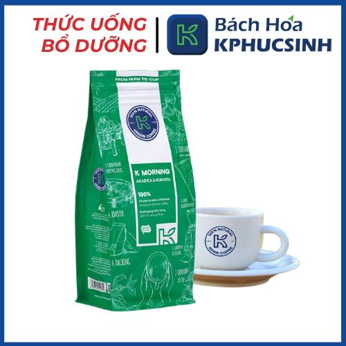 Cà phê rang xay Robusta Arabica xuất khẩu K Morning thương hiệu K Coffee (454g/gói)