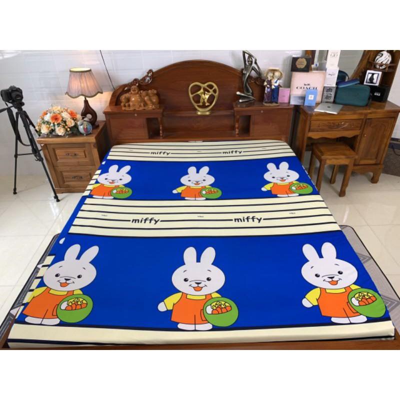 GA CHỐNG THẤM COTTON THUN NANO KHÁNG KHUẨN - HÌNH THỎ