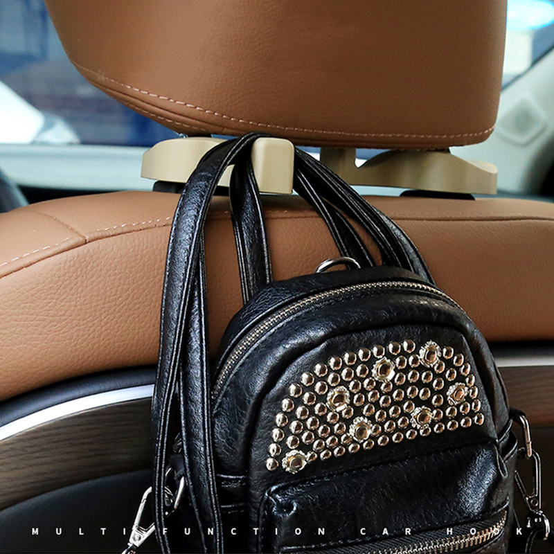 Bộ 2 móc treo đồ sau ghế ô tô, xe hơi Car headrest seat hook