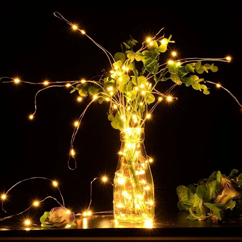 Dây Đèn Led Trang Trí Đom Đóm Fairy Light dây đồng trang trí