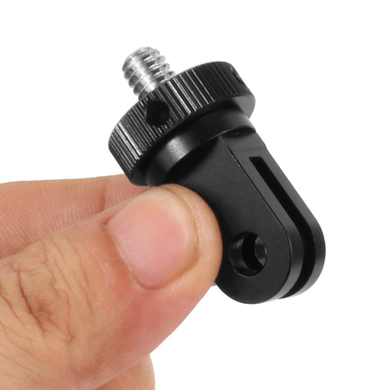 Nâng cấp thép không gỉ 1/4 vít mini mini bộ chuyển đổi gắn kết cho GoPro Hero 12 11 10 Insta360 x3 One x2 cho camera hành động OSMO