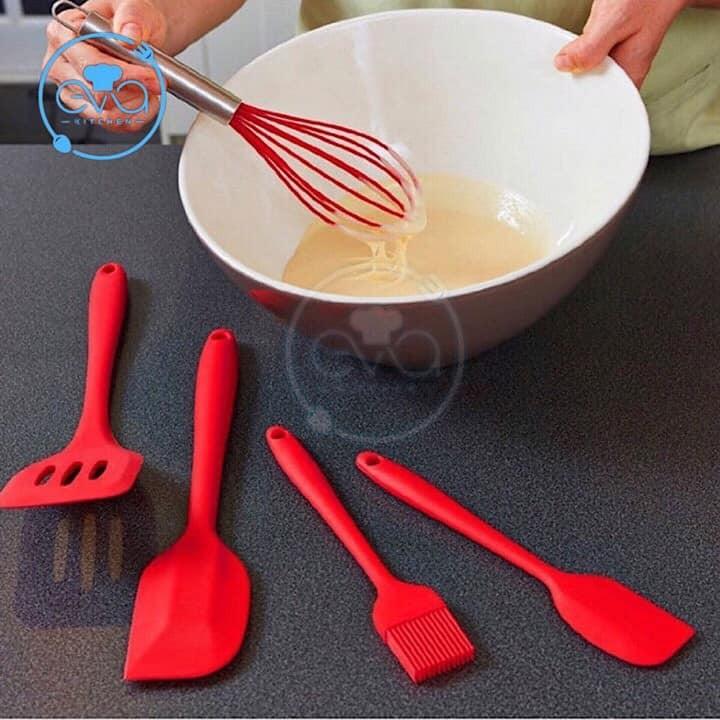 Set silicon phết dầu, phết kem nhào bột, làm bánh...