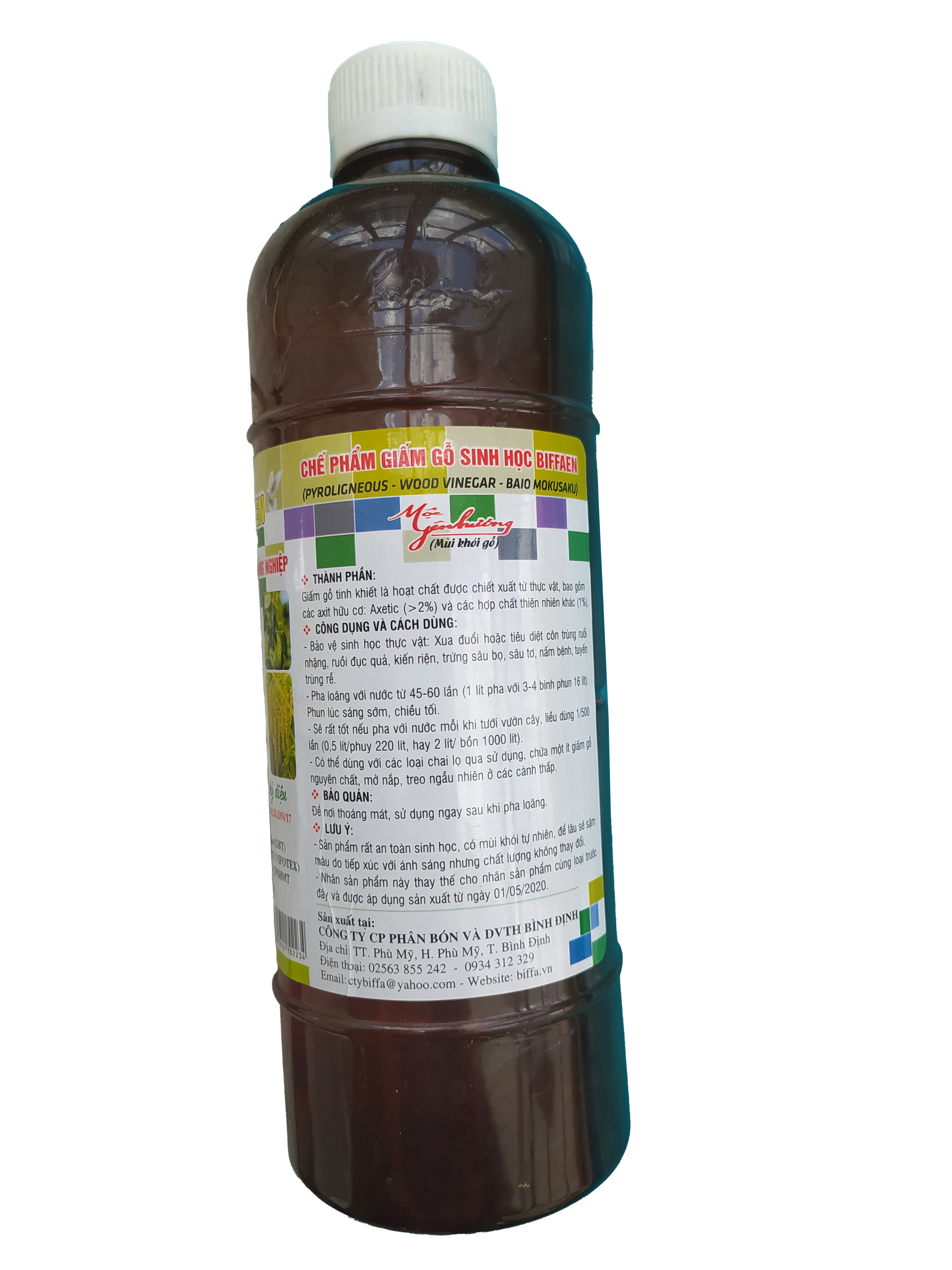 Giấm gỗ nguyên chất Biffaen, dùng xua đuổi côn trùng, bọ trĩ, vệ sinh nhà nuôi chim yến