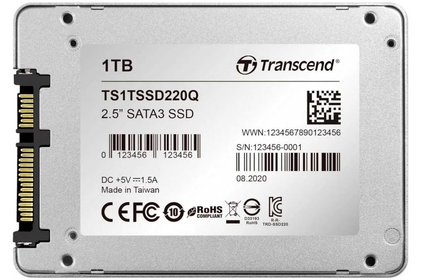 SSD Transcend 220Q 500GB 3D NAND 2.5-Inch SATA III  - TS500GSSD220Q - Hàng Chính Hãng