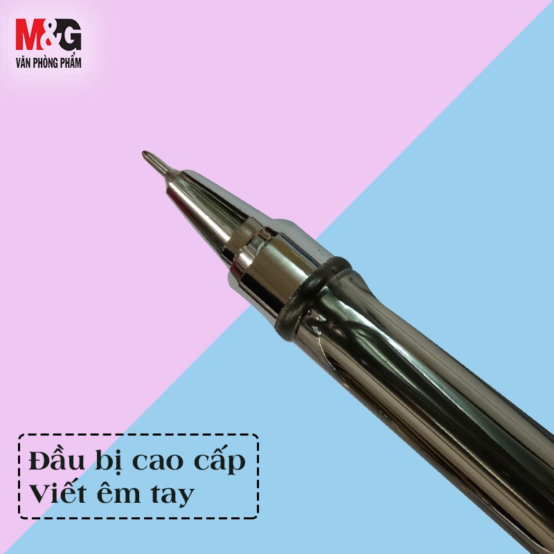 Combo 5 cây bút nước - bút gel 0.5mm M&amp;G - AGP11535A mực đen