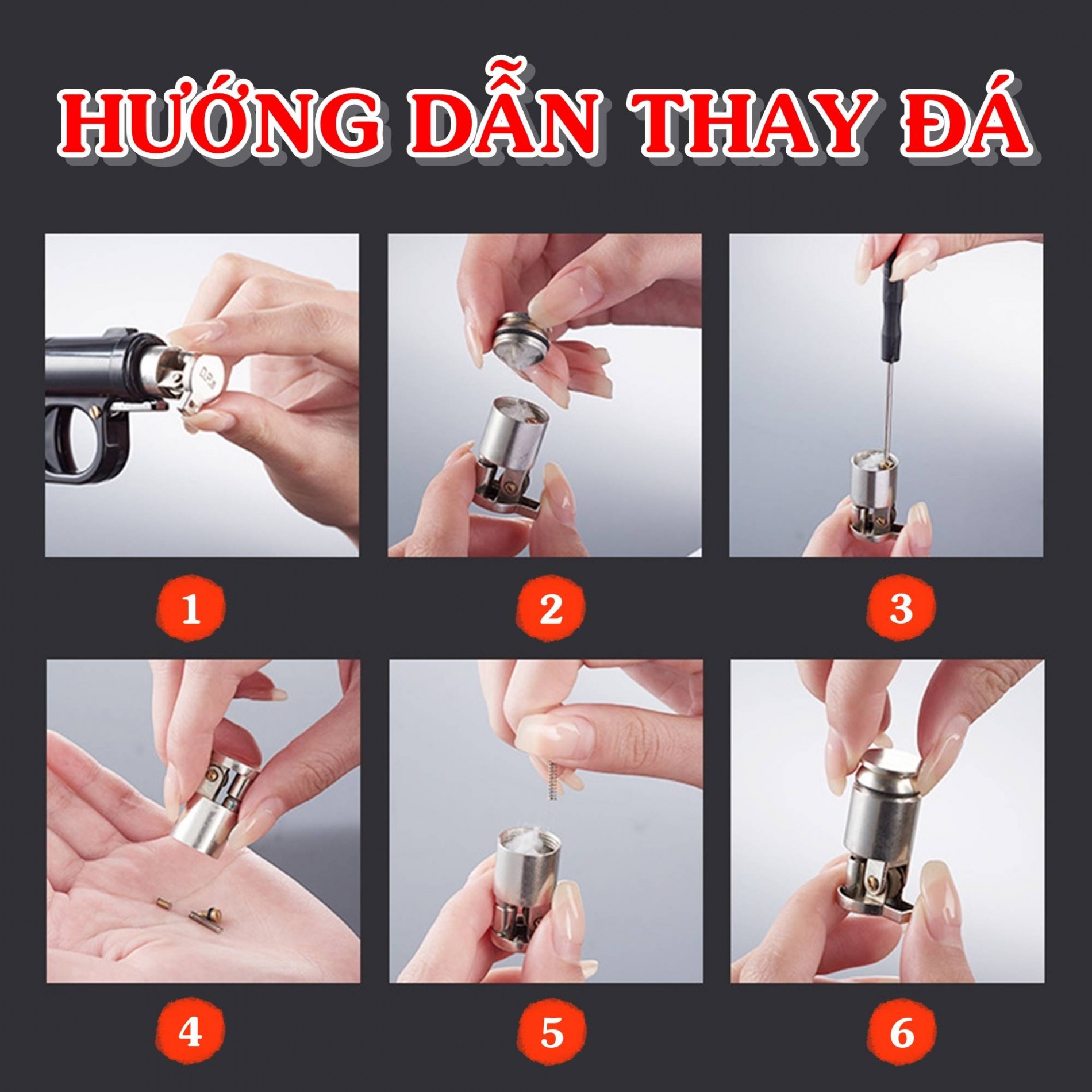 Hột quẹt bật lửa xăng đá hộp thuốc RAZZIA 2in1 hình súng để được 6 điếu thuốc - xài xăng