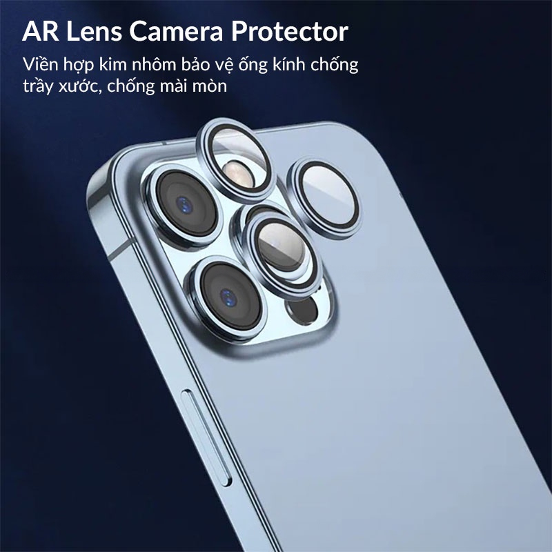 Miếng dán kính cường lực camera Kuzoom màu Natural dành cho iphone 16promax – Hàng chính hãng
