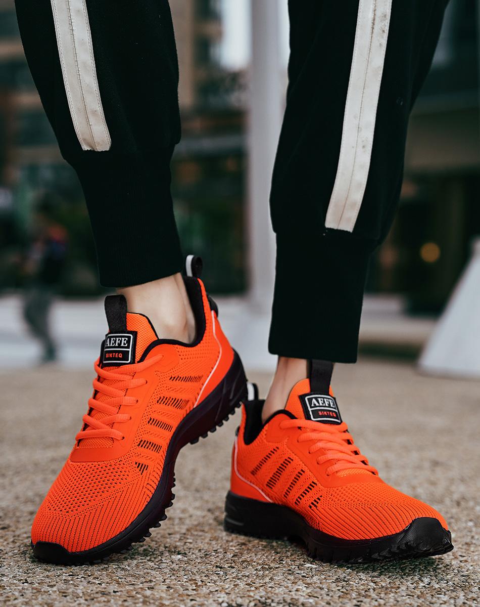 Giày chạy bộ nam, giày thể thao ngoài trời Color: orange 7759 Shoe Size: '47