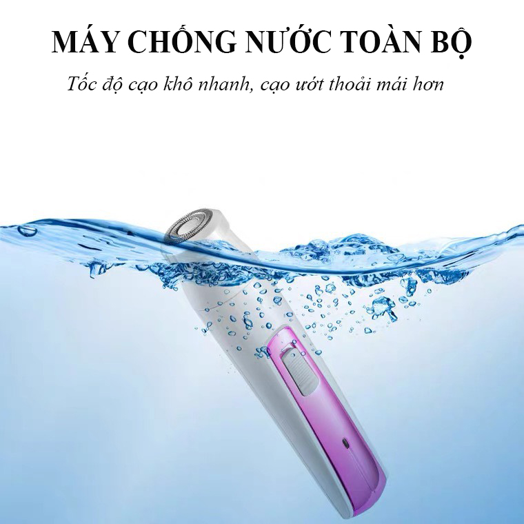 Máy Cạo Lông Đa Năng 4 trong 1, Cạo Lông Mặt, Tỉa Lông Mũi Tỉa Lông Body Tỉa Lông Vùng Bikini Tỉa Lông Mày Sạc USB Nhỏ gọn Tiện Lợi