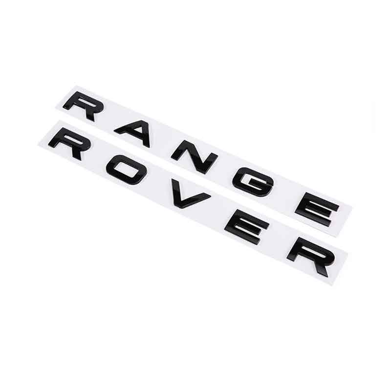 Logo chữ RANGEROVER 3D nổi dán trang trí xe ô tô