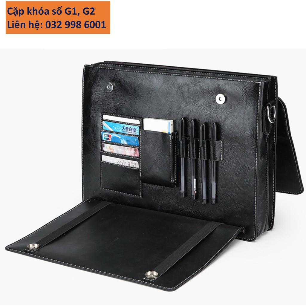 Cặp đựng tài liệu laptop 14inch , cặp giấy tờ cao cấp G1 daydaichonggu