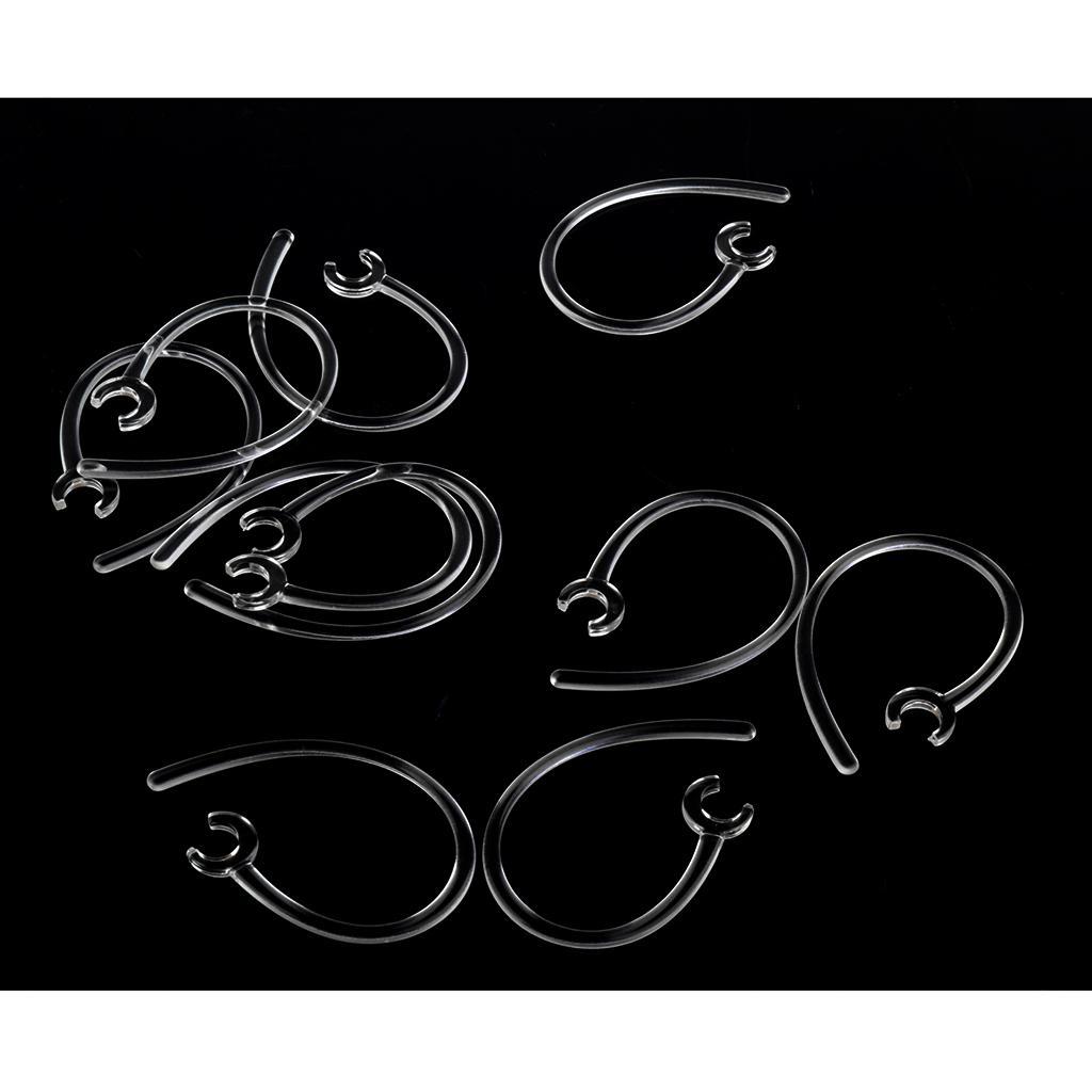 3-7pack 10 Pieces Ear Hooks Loop Clip Replacement for Bluetooth Headset 5.6mm F