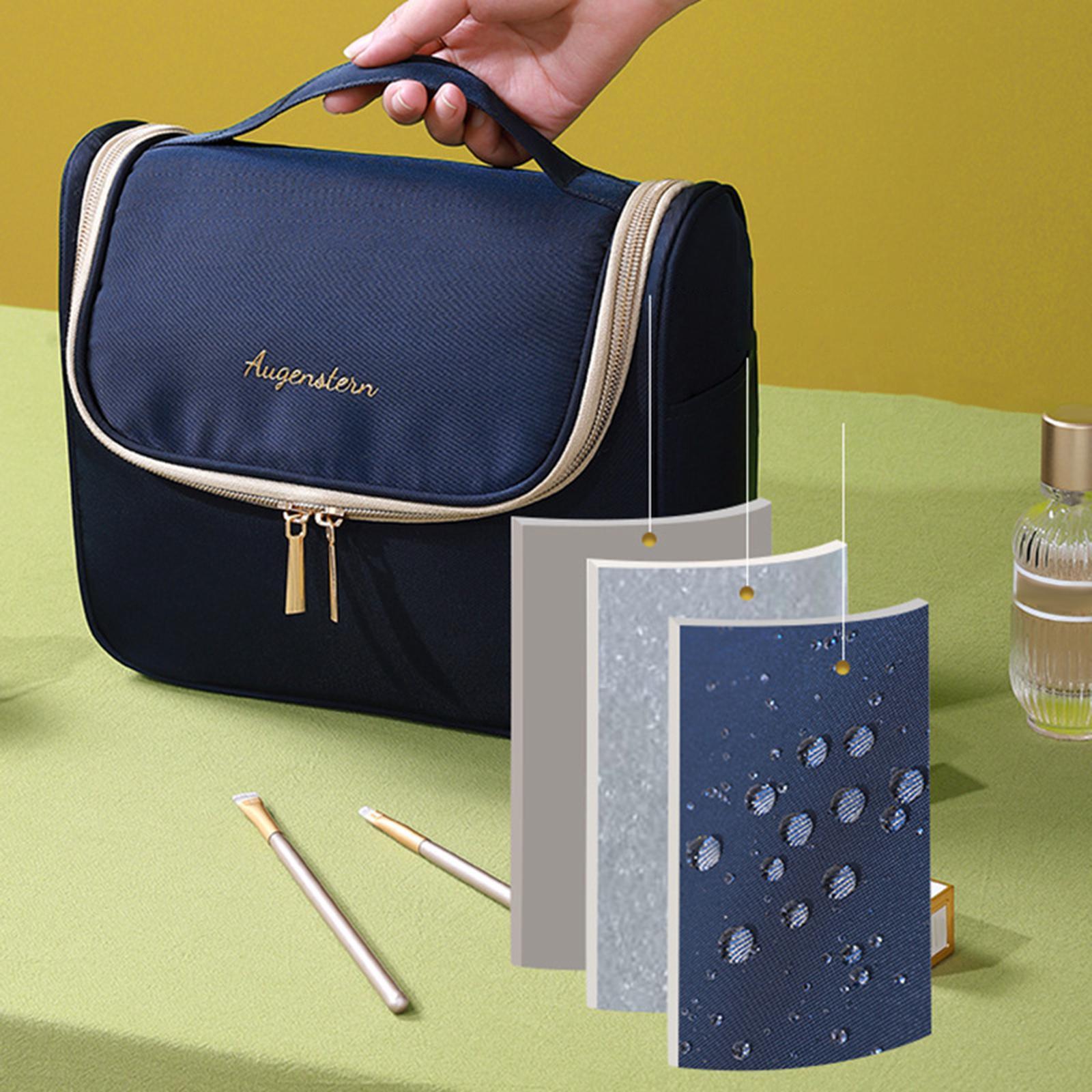 Toiletry Bag Portable Cosmetic Organizer Pouch for Bathroom Shower  Blue