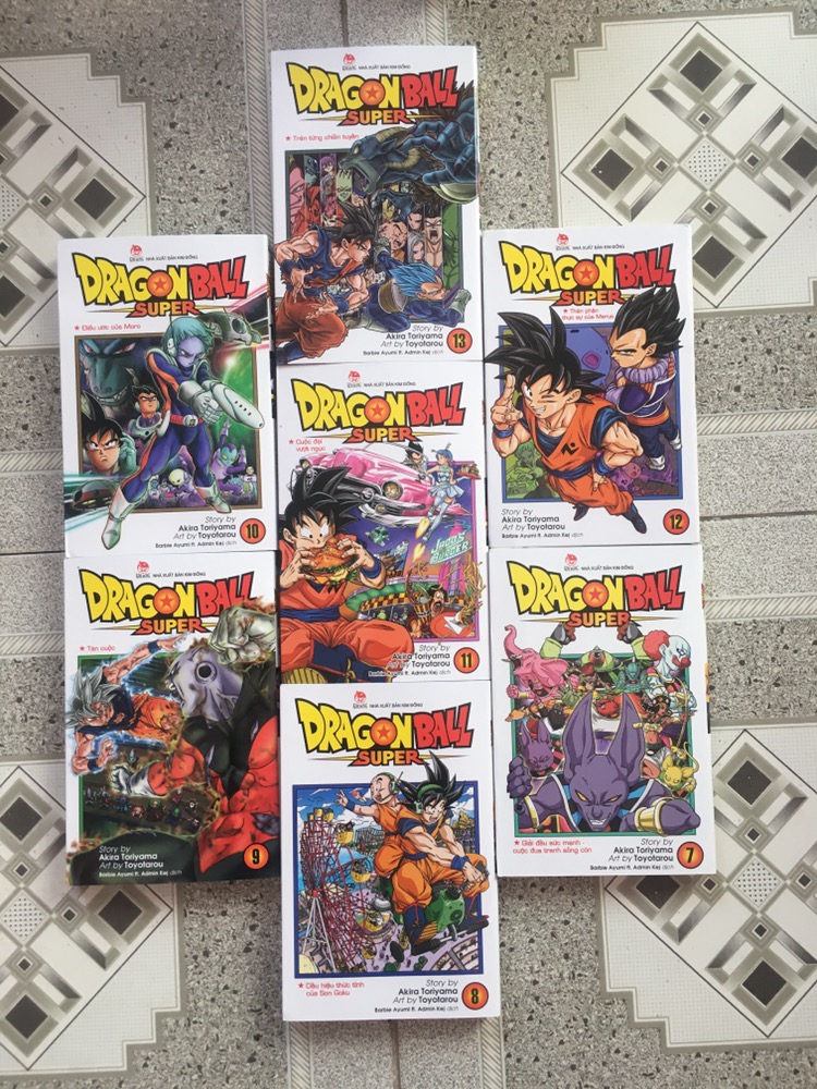 Sách - Dragon Ball Super - Combo 10 cuốn từ tập 1 đến tập 10