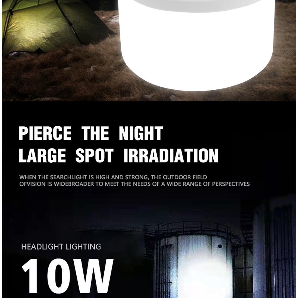 Đèn Led Cắm Trại Năng Lượng Mặt Trời Đèn Ngủ Có Thể Sạc Lại Usb 10 Chế Độ