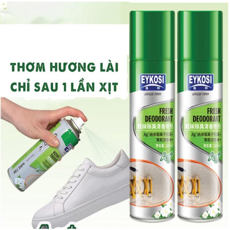 Chai xịt khử mùi giày EYKOSI tiện dụng khử triệt để mùi hôi và các vi khuẩn