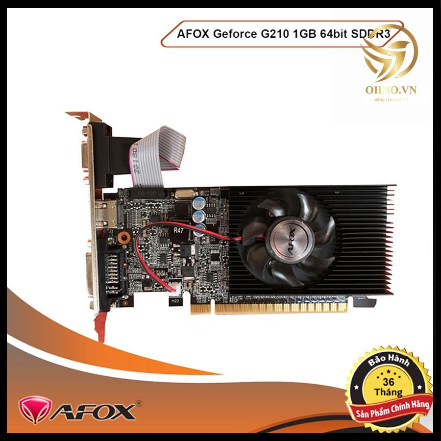 Card Màn Hình VGA AFOX G210 Card Độ Họa 1G Rời Cho Máy Tính PC hàng chính hãng