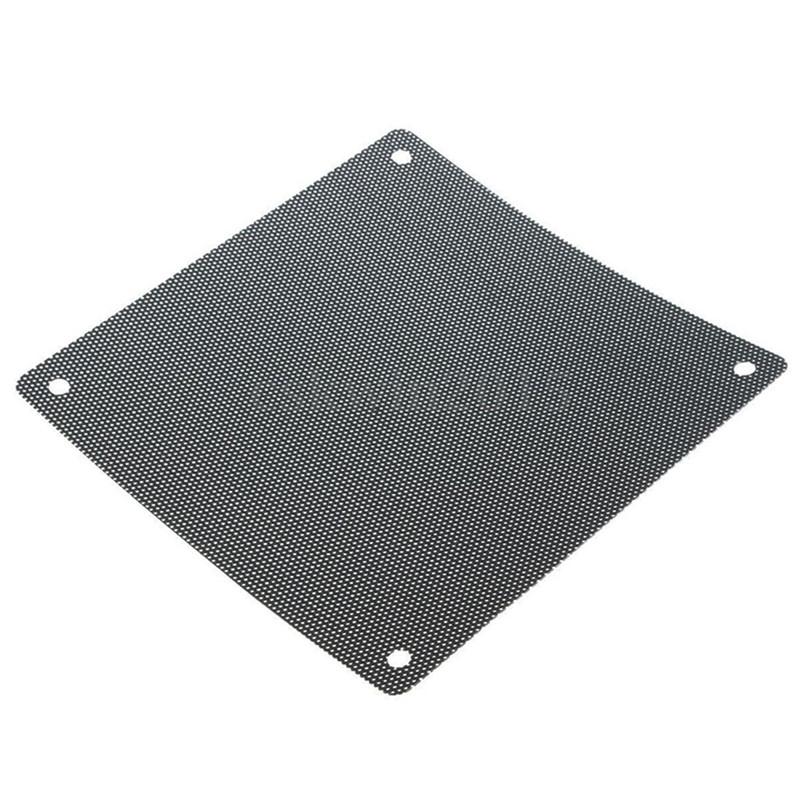 5 Cái/lốc 120Mm Có Thể Cắt Nhựa PVC Đen PC Quạt Lọc Bụi Vỏ Chống Bụi Máy Tính Lưới