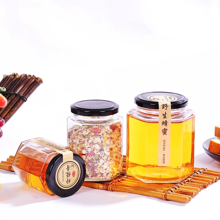 Combo 10 Hũ Thủy Tinh Lục Giác Camdaco Đựng Thực Phẩm