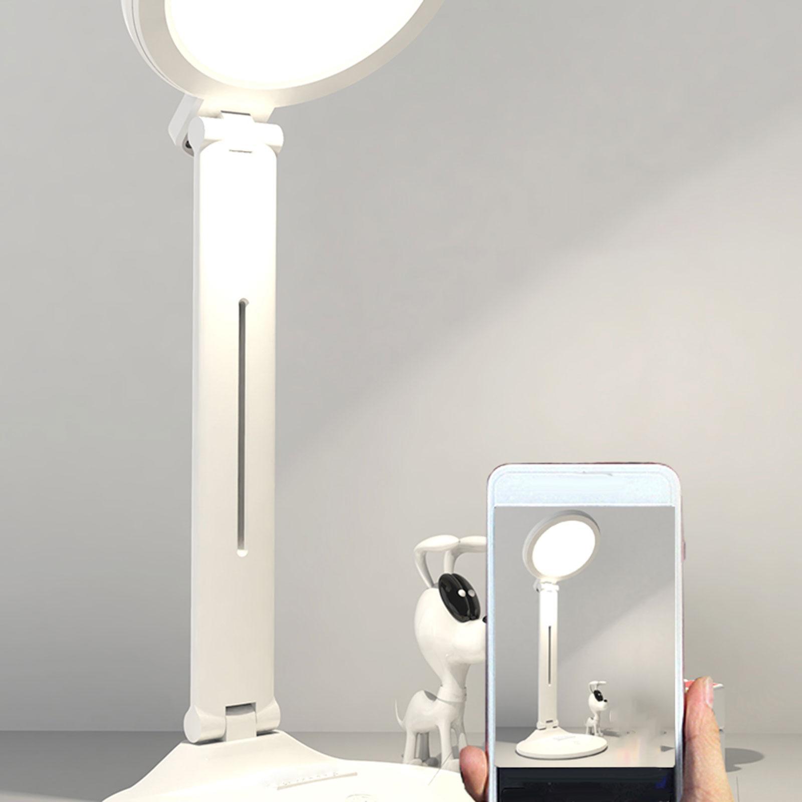 Foldable LED Desk Lamp Touch Dimmable Eye Protection 3 Modes Reading LIght