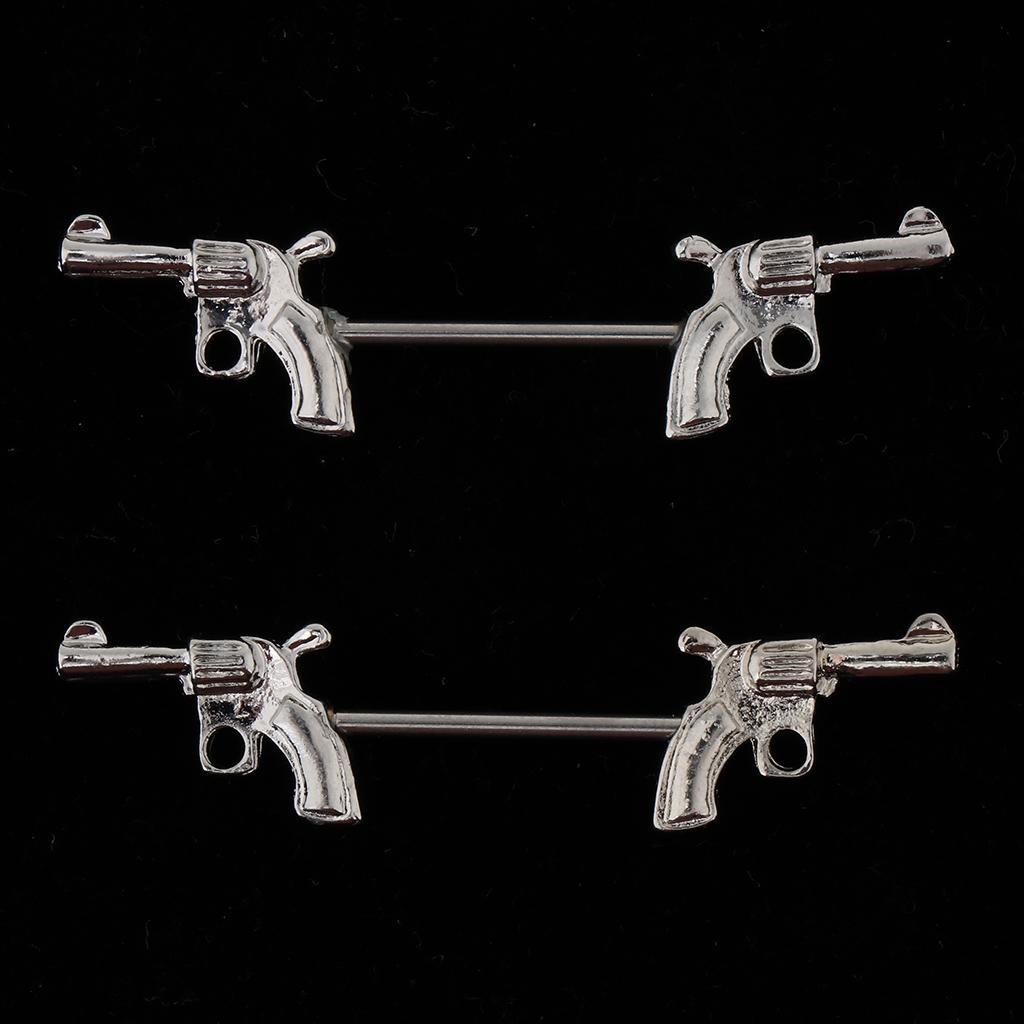 2Pcs 316L Stainless Steel     Shape  Bar  Body Jewelry Piercing