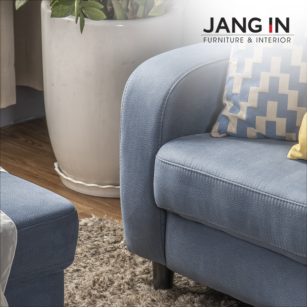 Ghế Sofa Ocean Dark Blue 3 Chỗ Jang In 1701200001-02