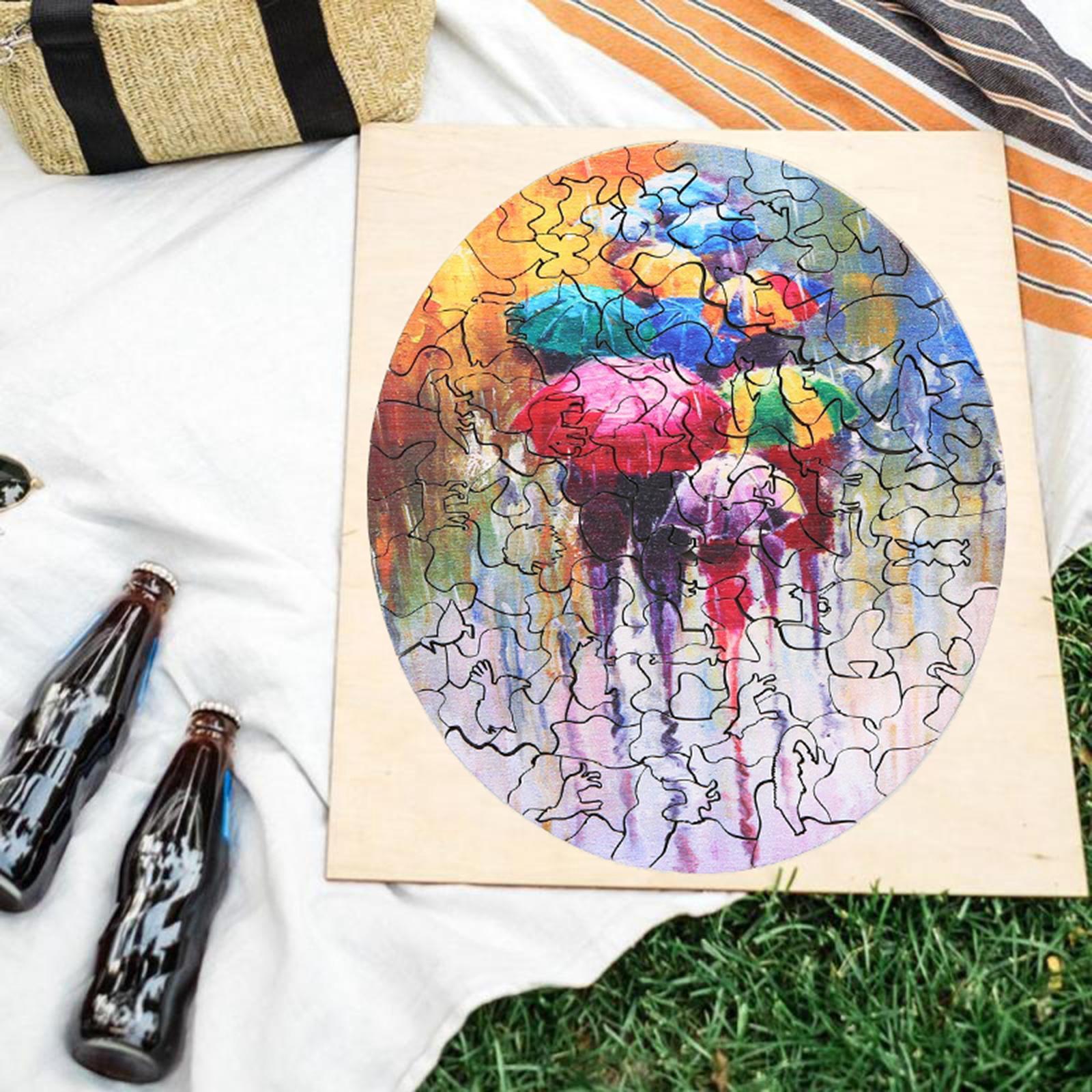 Model DIY Craft  Wooden Jigsaw Puzzle for Adults Kids