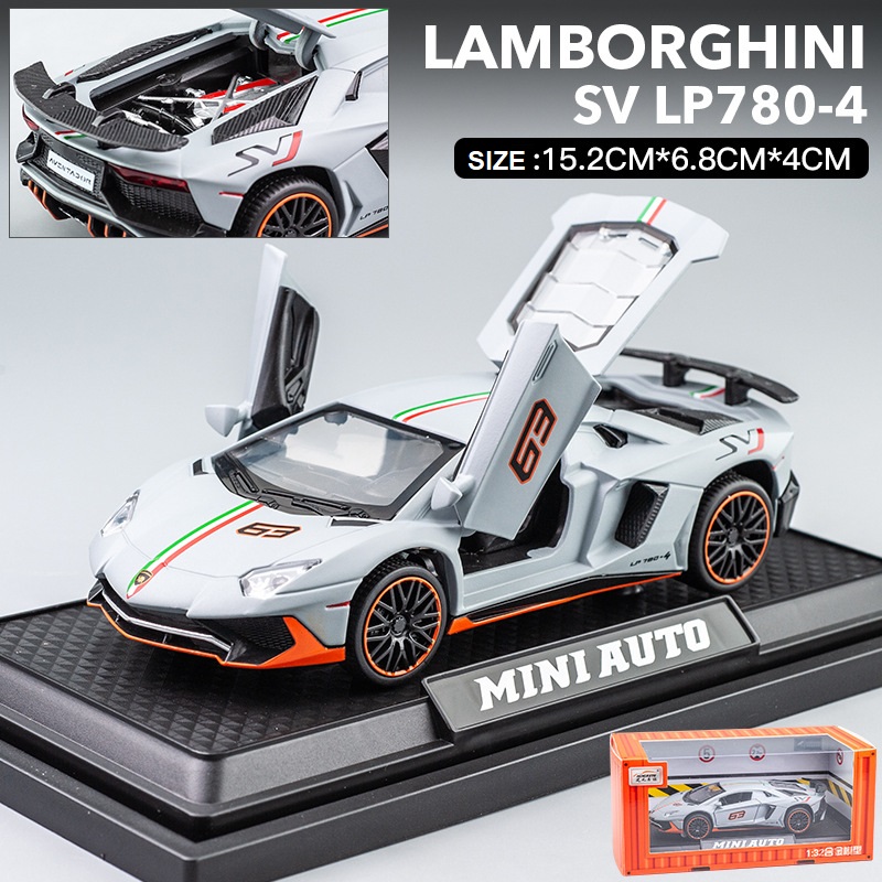 Xe Mô Hình Hợp Kim Lamborghini LP780_Tỷ lệ 1:32