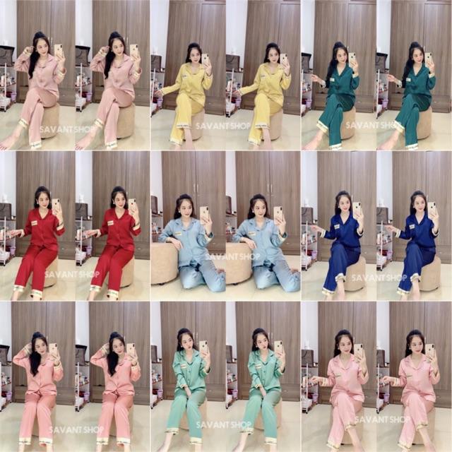 PIJAMA TAY DÀI QUẦN DÀI MẶC NHÀ SANG CHẢNH MẪU MỚI